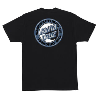 Santa Cruz Skateboards Shirt MFG Moon Dot Black