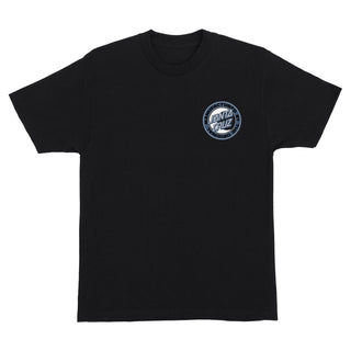 Santa Cruz Skateboards Shirt MFG Moon Dot Black