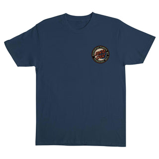 Santa Cruz Skateboards Shirt MFG Moon Dot Blue Dusk