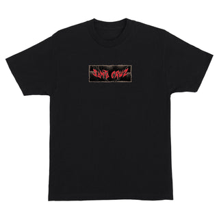 Santa Cruz Skateboards Shirt Pace Torch Center Black