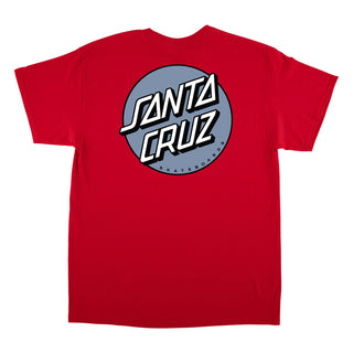 Santa Cruz Skateboards Shirt Other Dot Cherry Red/Slate