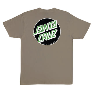 Santa Cruz Skateboards Shirt Other Dot Prairie Dust/Black/Green