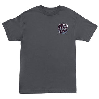 Santa Cruz Skateboards Shirt Wave Dot Charcoal/Chilled