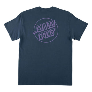 Santa Cruz Skateboards Shirt Opus Dot Blue Dusk/Dark Purple