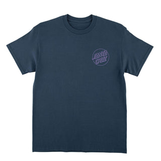 Santa Cruz Skateboards Shirt Opus Dot Blue Dusk/Dark Purple