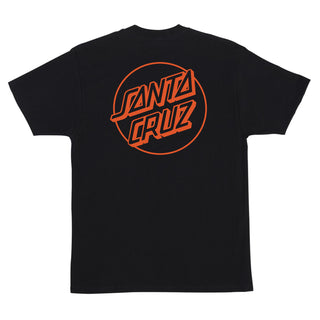 Santa Cruz Skateboards Shirt Opus Dot Black/Orange