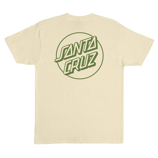 Santa Cruz Skateboards Shirt Opus Dot Cream/Green