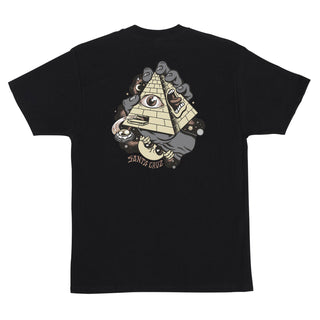 Santa Cruz Skateboards Shirt Knibbs Invasion Hand Black