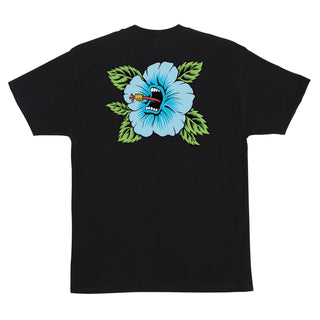 Santa Cruz Skateboards Shirt Screaming Hibiscus Black