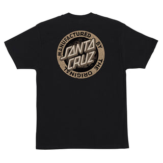 Santa Cruz Skateboards T-Shirt Carved MFG Black