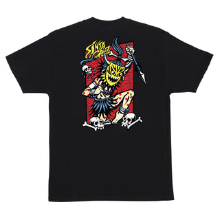 Santa Cruz Skateboards Shirt Salba Voodoo Frame Black
