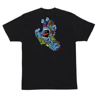 Santa Cruz Skateboards Shirt Roskopp Screaming Five Black