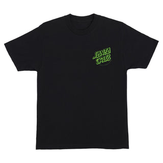 Santa Cruz Skateboards Shirt Roskopp Screaming Five Black