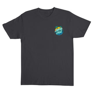 Santa Cruz Skateboards Shirt Retreat Dot Vintage Black
