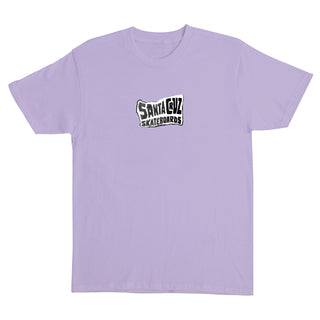 Santa Cruz Skateboards Shirt Ad Collage Orchid