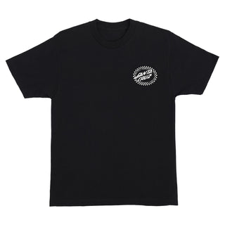 Santa Cruz Skateboards Shirt Collage Oval Dot Black
