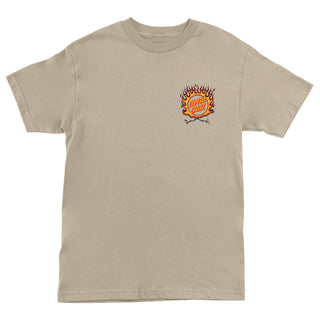 Santa Cruz Skateboards Shirt Forging Dot Sand