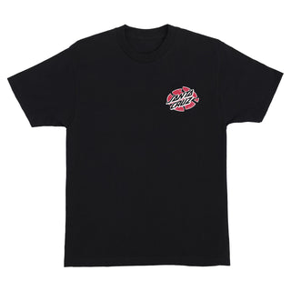 Santa Cruz Skateboards Shirt Grabke Exploding Dot Black