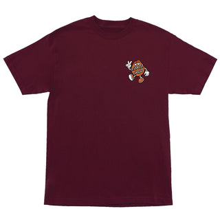 Santa Cruz Skateboards Shirt Dot Dudes Maroon