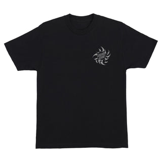 Santa Cruz Skateboards Shirt Scourge Hand Black