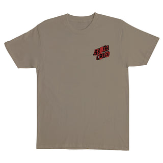 Santa Cruz Skateboards Shirt Pay Off Dot Prairie Dust