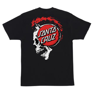 Santa Cruz Skateboards Shirt Short Fuse Black