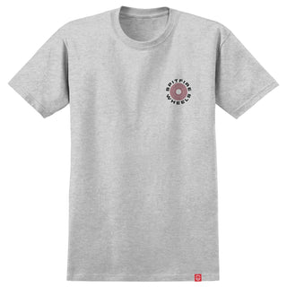 Spitfire Wheels Shirt Classic 87 Swirl Fade Fill Ash Grey/Red/Black Grey