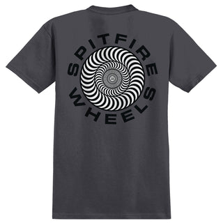 Spitfire Wheels Shirt Classic 87 Swirl Fill Charcoal/Black/White Grey