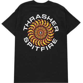 Thrasher Shirt Spitfire Classic Swirl Black