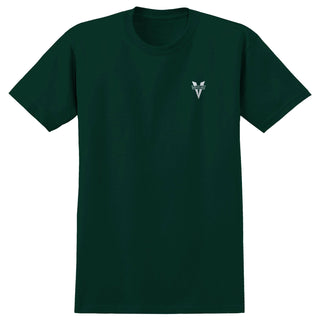 Venture Trucks Shirt Heritage Embroidered Forest/White Green