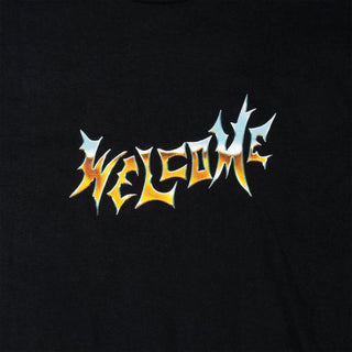 Welcome Skateboards Shirt Chrome Vamp Black/Desert 