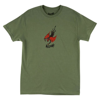 Welcome Skateboards Shirt Diver Military 