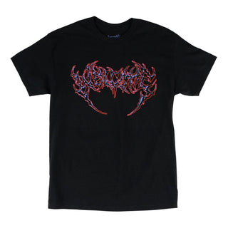Welcome Skateboard T-Shirt Fang Black/Purple/Red