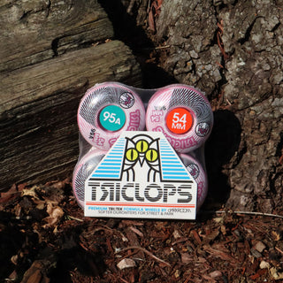 Triclops Wheels Stratus Pink Swirl 54mm 99A