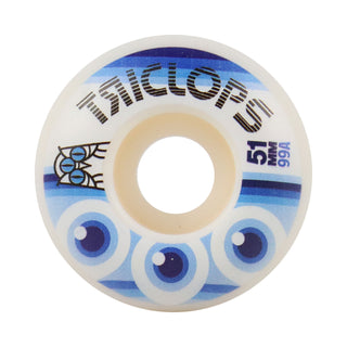 Triclops Skateboard Wheels 51mm Third Eye 99A White