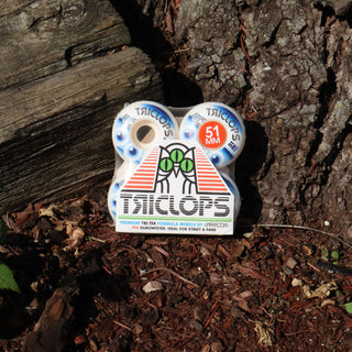 Triclops Skateboard Wheels 51mm Third Eye 99A White