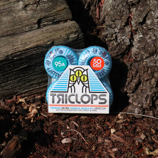 Triclops Skateboard Wheels 50mm Burst 95A Blue