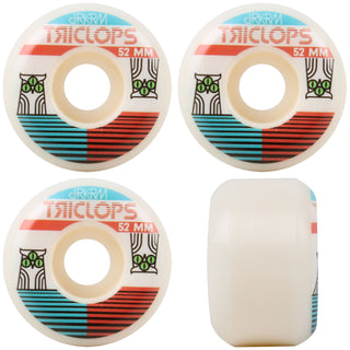 Triclops Skateboard Wheels 52mm Strix 99A White