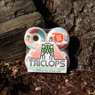 Triclops Skateboard Wheels 52mm Strix 99A White