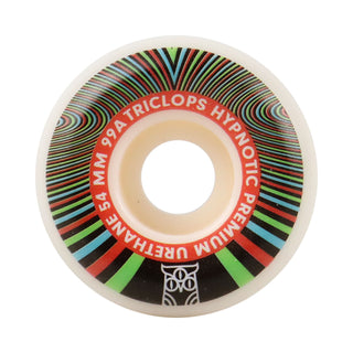 Triclops Skateboard Wheels 54mm Hypnotic 99A White