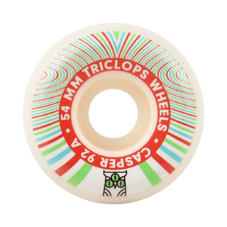 Triclops Skateboard Wheels 54mm Casper 92A White