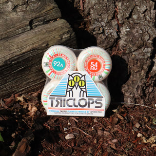 Triclops Skateboard Wheels 54mm Casper 92A White