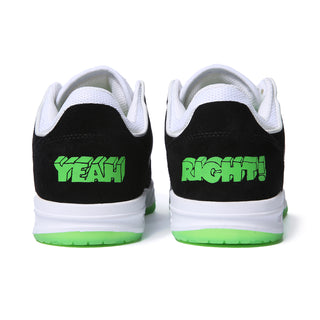 Lakai Skateboard Shoes Telford Low Yeah Right Black/White Suede