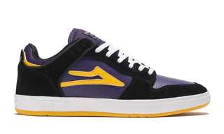 Lakai Shoes Telford Low Black/Grape Suede Mens