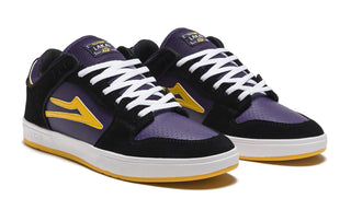Lakai Shoes Telford Low Black/Grape Suede Mens