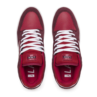 Lakai Skateboard Shoes Telford Low Burgundy/Cardinal Suede