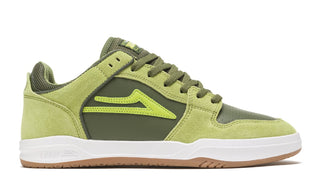 Lakai Skateboard Shoes Telford Low Green/Green Suede