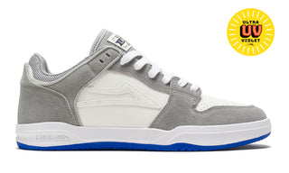 Lakai Skateboard Shoes Telford Low Grey/Blue UV Suede