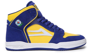 Lakai Skateboard Shoes Telford X Pacifico Blue/Yellow Suede