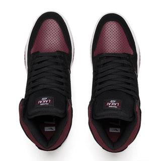 Lakai Skateboard Shoes Telford Black/Burgundy Suede